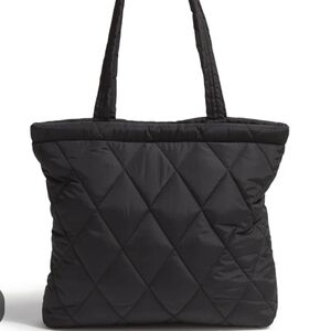 Vera Bradley Black Quilted Tote